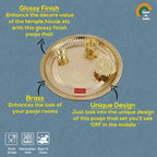 Brass Aarti Thali For Puja & Worship