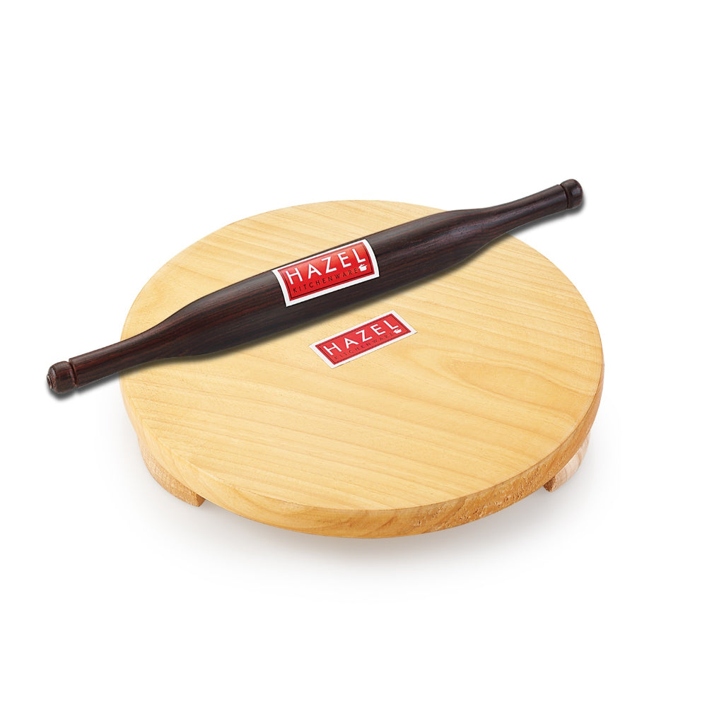 Wooden Chakla Belan Set - 21cm, 34cm