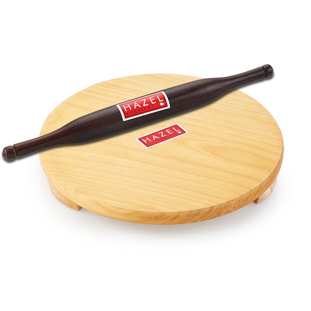 Wooden Chakla Belan Set - 24cm, 34cm