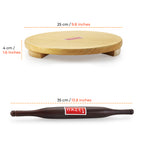 Wooden Chakla Belan Set - 24cm, 34cm