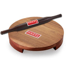 Wooden Chakla Belan Set - 24cm, 34cm