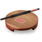 Chakla (23cm) With Sheesham Rolling Pin(35cm)