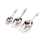 Stainless Steel Flour Scoop - Set of 3