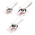 Stainless Steel Flour Scoop - Set of 3
