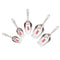 Stainless Steel Flour Scoop - Set of 5