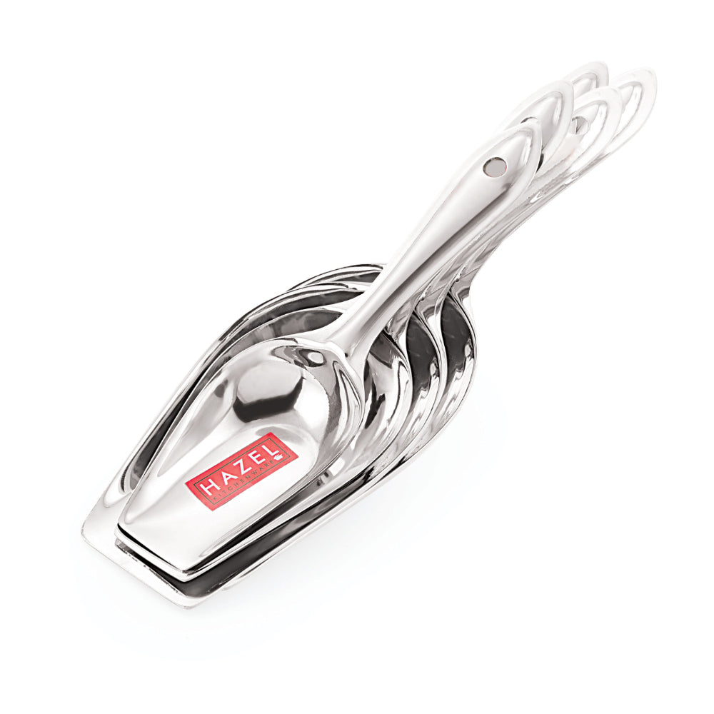 Stainless Steel Flour Scoop - Set of 5