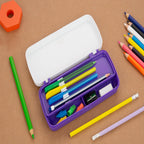 Stationary Box with Separator – Purple