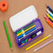 Stationary Box with Separator – Purple