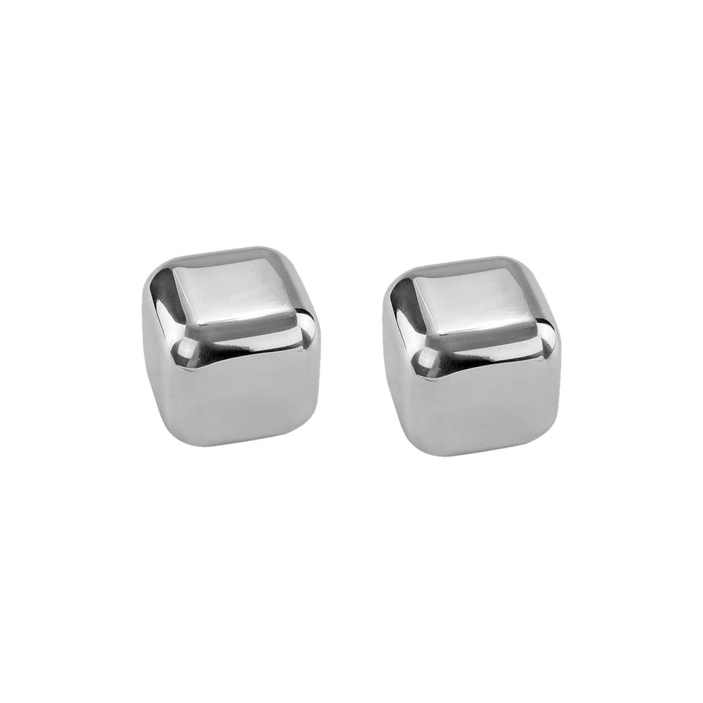 Reusable Stainless Steel Ice Cubes (Set of 2)
