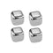 Stainless Steel Reusable Ice Cubes, Set Of 4