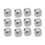 Reusable Stainless Steel Ice Cubes (Set of 12)