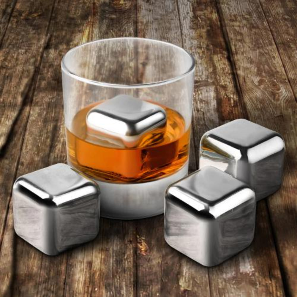 Reusable Stainless Steel Ice Cubes (Set of 12)