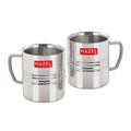 Stainless Steel Green Tea Mug Set of 2, 300 ML (Each)
