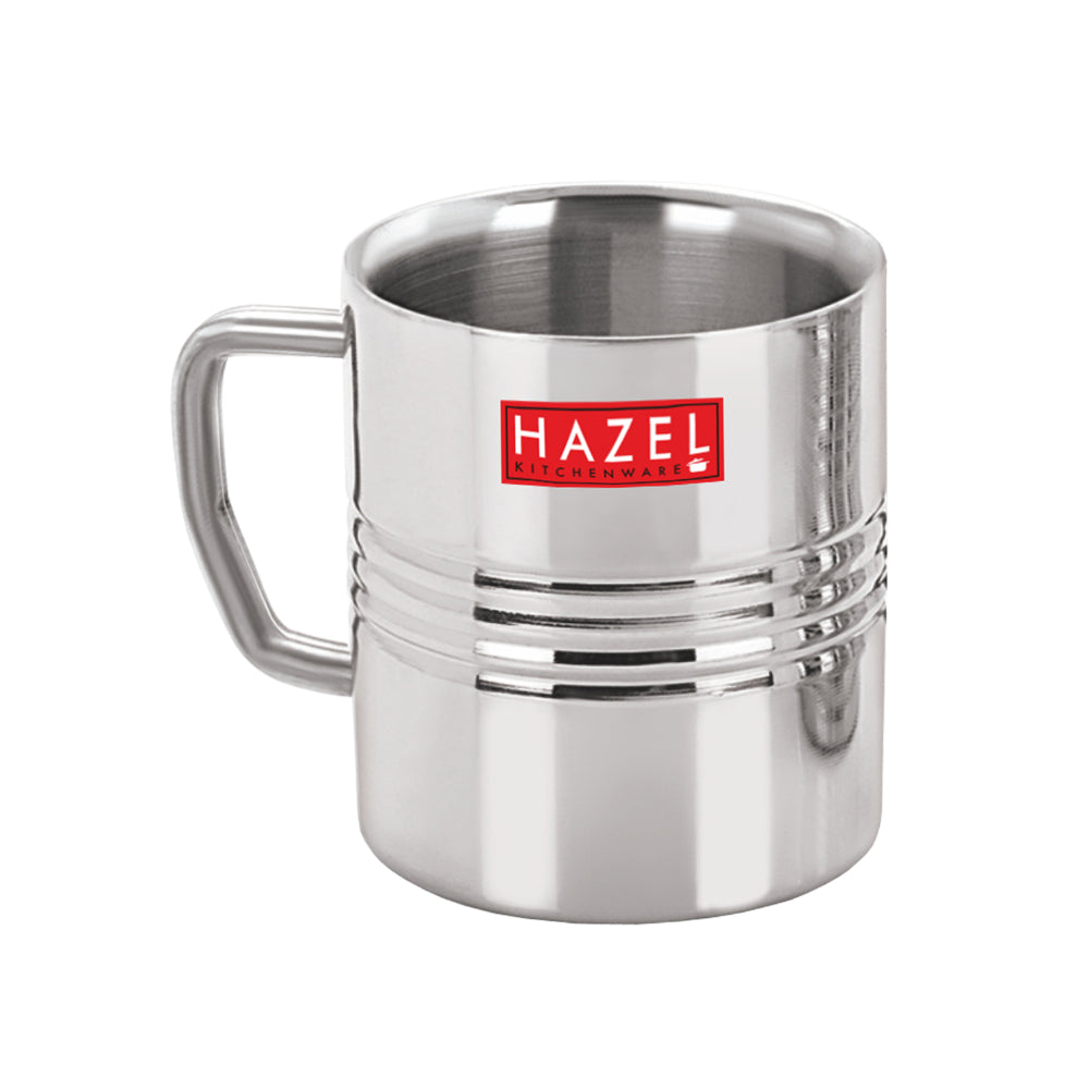 Stainless Steel Green Tea Mug Set of 4, 300ML (Each)