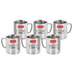 Stainless Steel Green Tea Mug Set of 6, 300ML (Each)