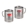 Stainless Steel  Coffee Cup Mug Set of 2, 300ML
