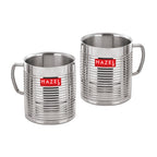 Stainless Steel  Coffee Cup Mug Set of 2, 300ML