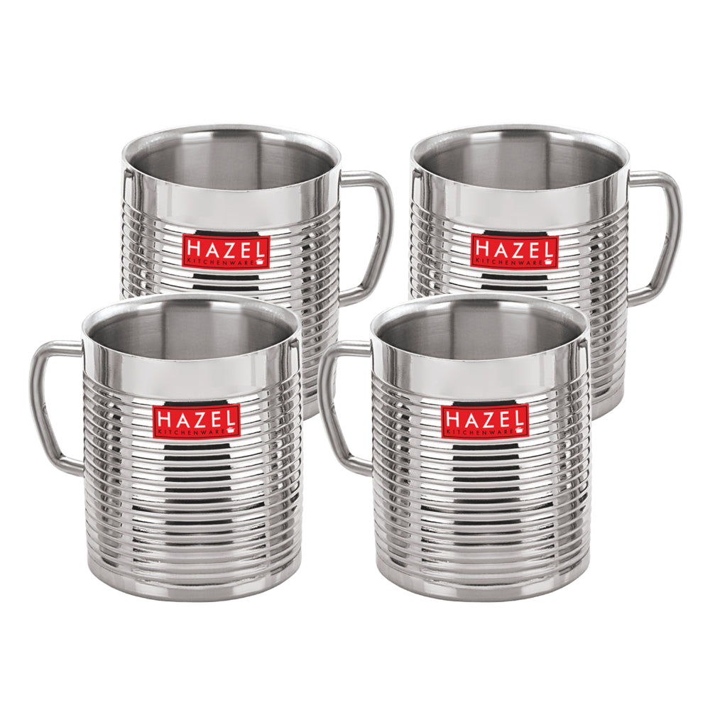Stainless Steel Coffee Tea Drinking Cups & Mug Set