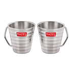 Stainless Steel  Classic Coffee Mug Set of 2, 300ML (Each)