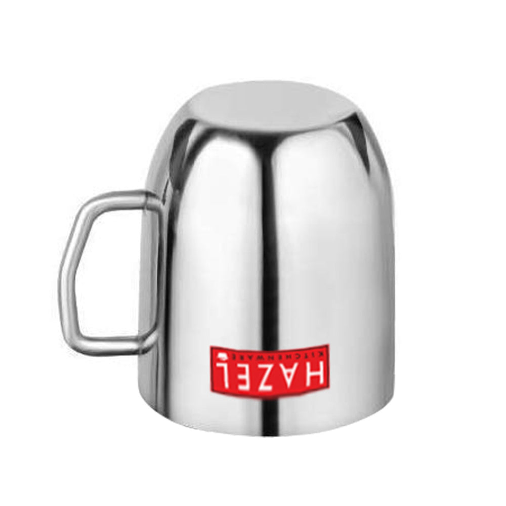 Plain Stainless Cute Coffee Mug Set of 2, 300ML (Each)