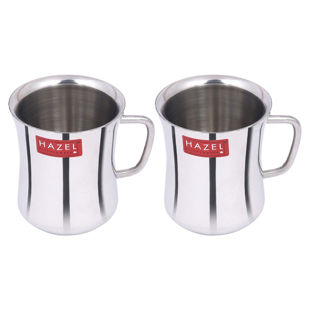 Stainless Steel Big Coffee Set of 2, 200ML (Each)