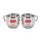 Small Stainless Steel Green Tea Cute Cup Set of 2, 100 ML (Each)