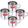 Small Stainless Steel  Tea/Chai Mug Set of 4, 100 ML (Each)