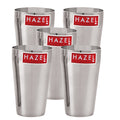 Plain Stainless Steel Jumbo Lassi Glass Set of 5, 750ML Each