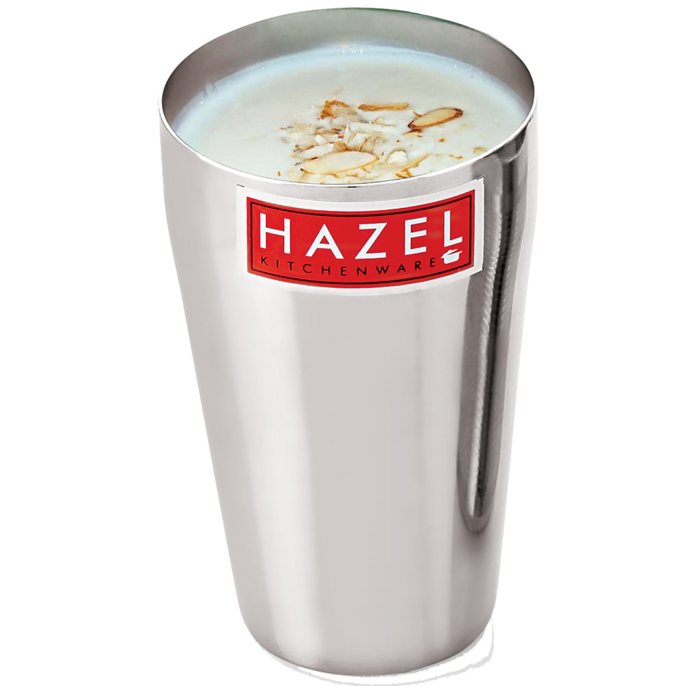 Stainless Steel Big Drinking Glass Set, Lassi/Water