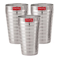 Stainless Steel Jumbo Lassi Glass Set of 3, 750ML Each