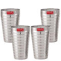 Stainless Steel Jumbo Lassi Glass Set of 4, 750ML Each