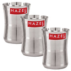 Stainless Steel Lassi Glass- Set of 3, 650ML Each