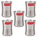 Stainless Steel Juice/ Lassi Glass- Set of 5, 650ML Each