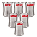 Stainless Steel  Lassi Glass - Set of 6, 650ML Each