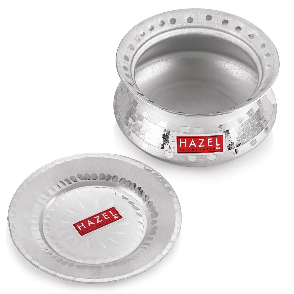 Aluminium Handi/Biryani Pot with Lid –  24 cm, 3200 ML
