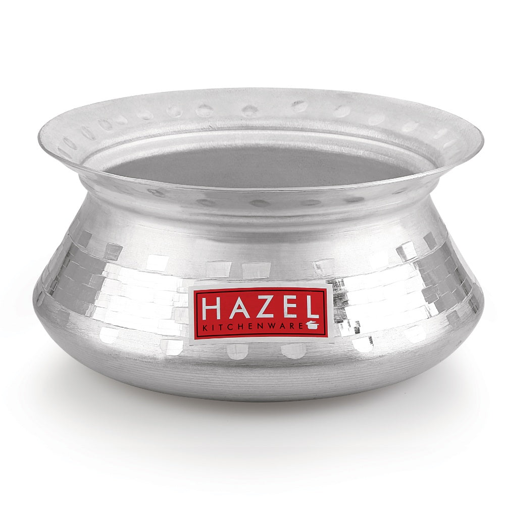Aluminium Handi with Lid, Dhari Patiya, Biryani & Curry Cooking Pot