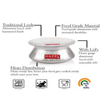 Hammered Aluminium Handi with Lid 2100 ml, 17 cm