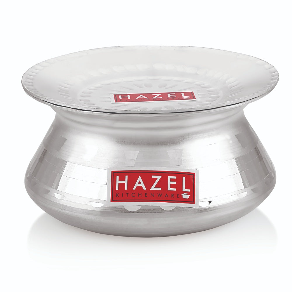 Aluminium Handi with Lid, Dhari Patiya, Biryani & Curry Cooking Pot