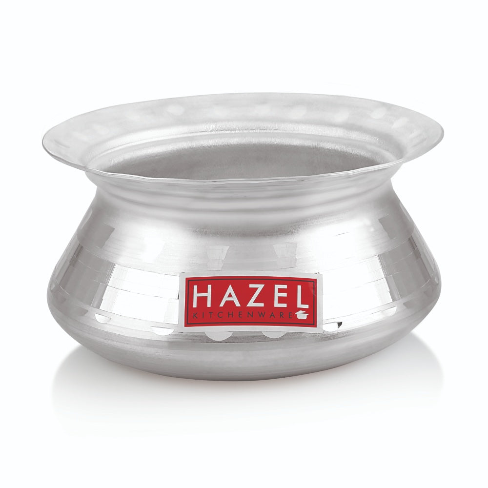 Aluminium Handi with Lid, Dhari Patiya, Biryani & Curry Cooking Pot