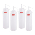 Transparent Sauce Squeeze Bottle – 760 ML (Set of 4)