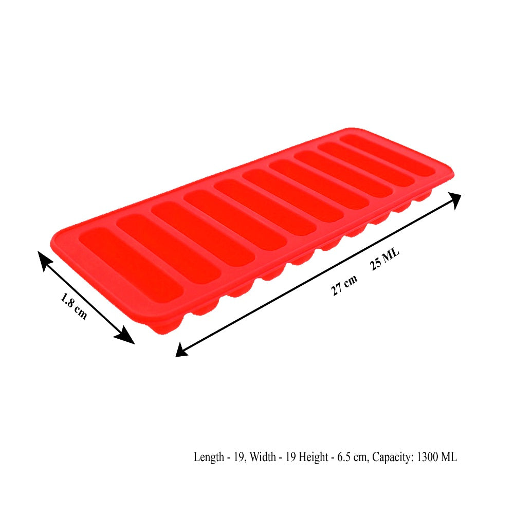 Silicone Chocolate Bar/ Ice Cube Mould – 10 Cavity