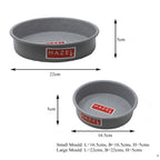 Aluminium Non-Stick Cake Mould Combo, Grey – 2 Pc