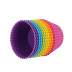 Round Reusable Silicone Cupcake Moulds - Set Of 12