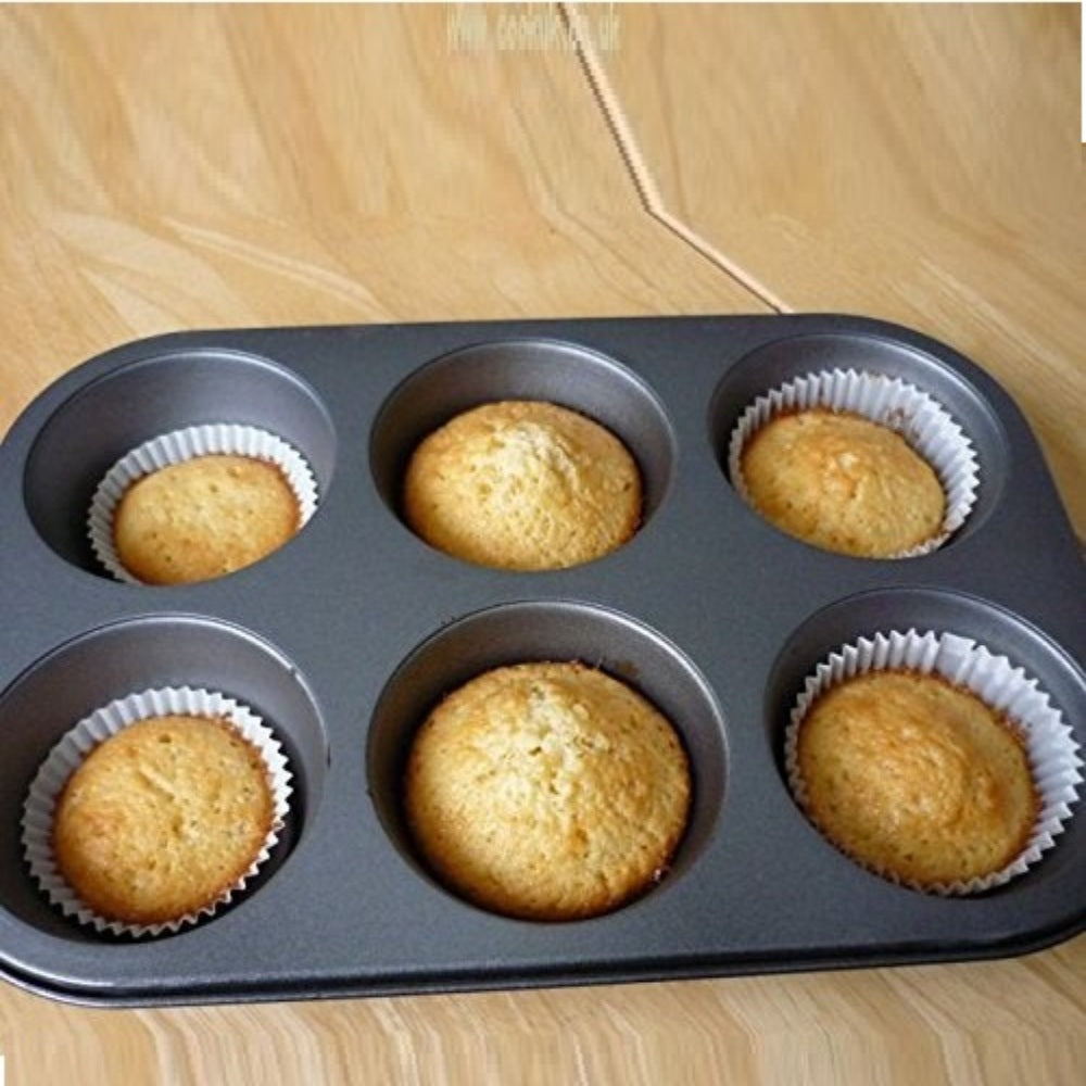 Non Stick Muffin Tray – 6 Cavity