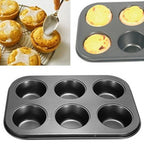 Non Stick Muffin Tray – 6 Cavity