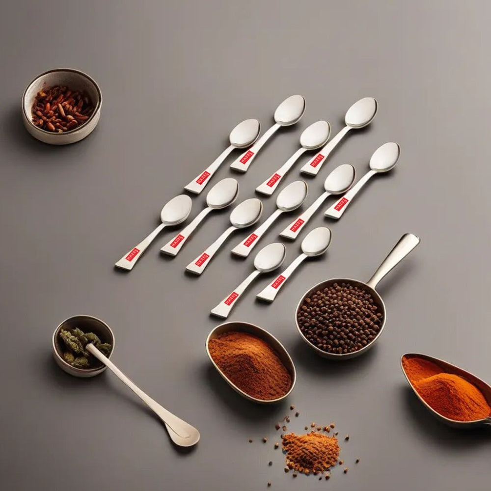 Small Steel Spoon for Kids -Set of 12