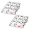 Stainless Steel Compartment Mess Plate (Set of 6)