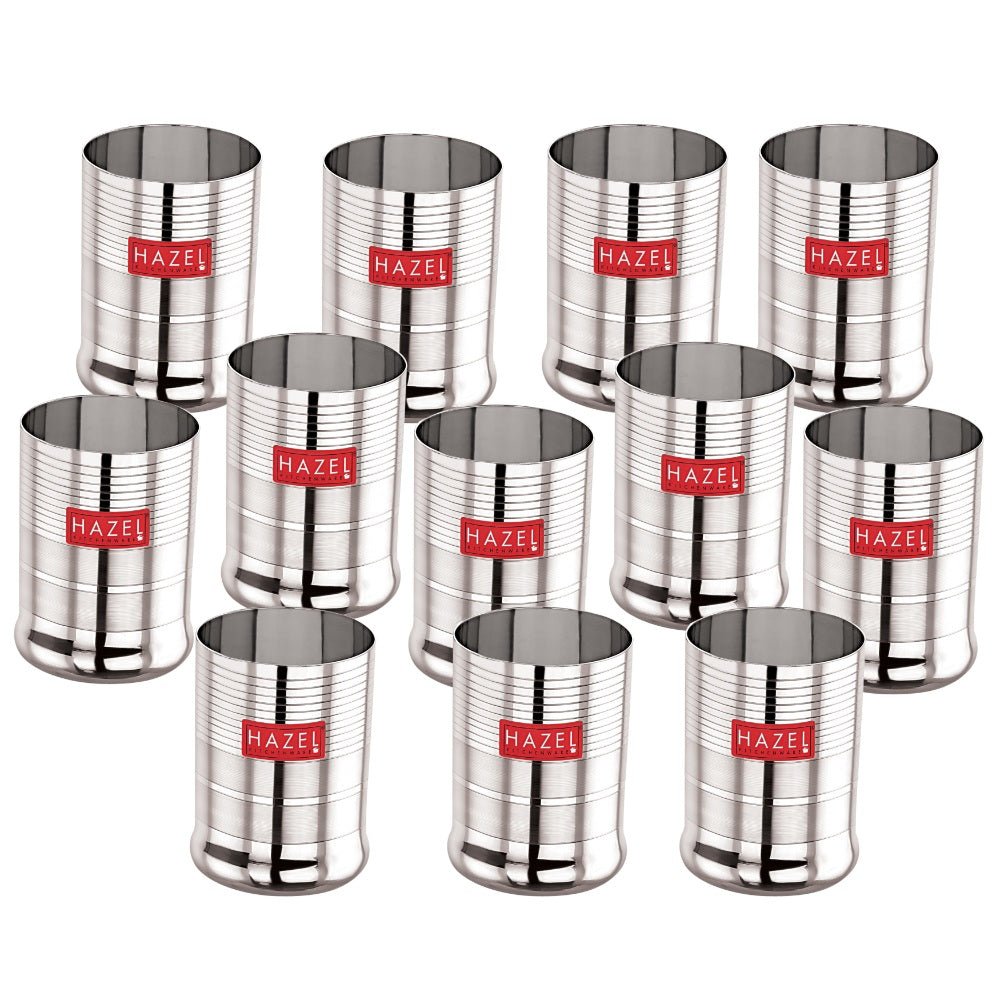 Stainless Steel Glass Set for Water & Juice
