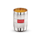 Steel Drinking Glass - 350 ML (Set of 12) | Glossy Finish