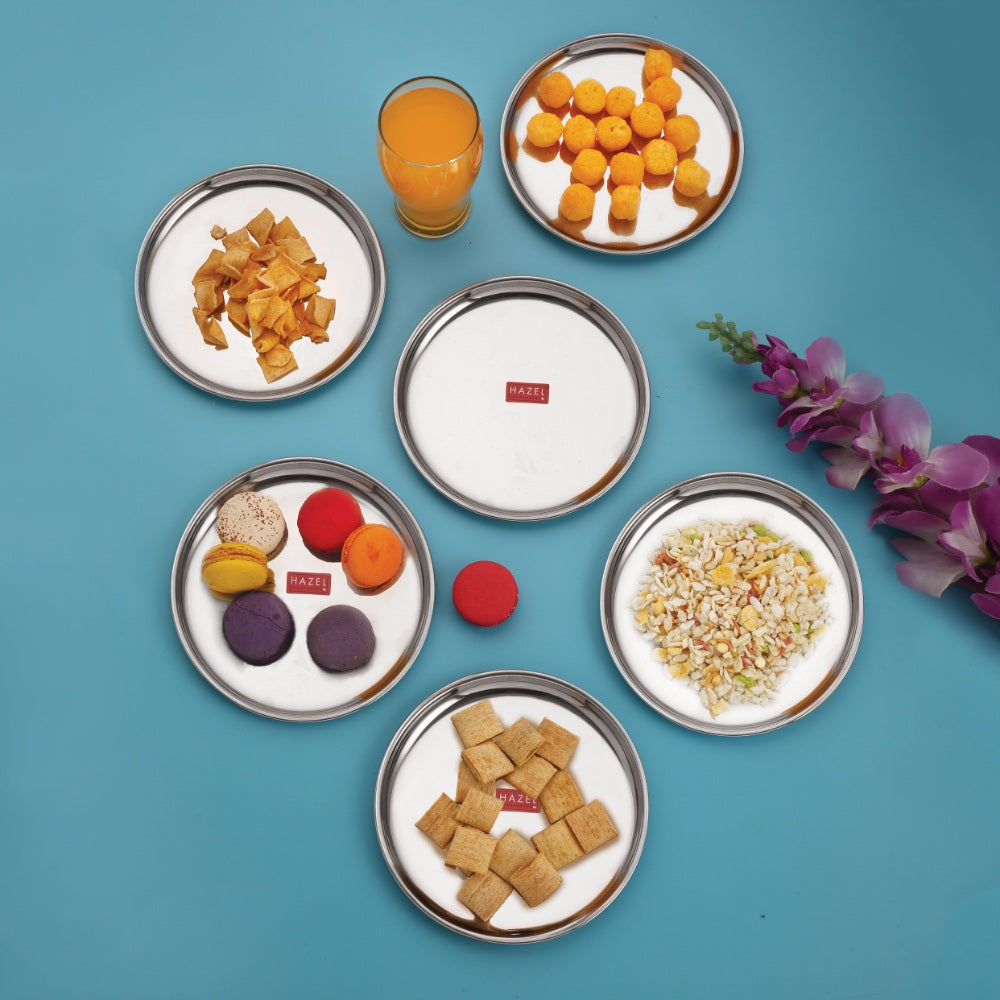 Stainless Steel Breakfast Plate 23.5 cm (Set of 12)